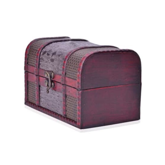 Set of 3 wood snd metal stacking storage/jewelry boxes - Picture 5 of 14